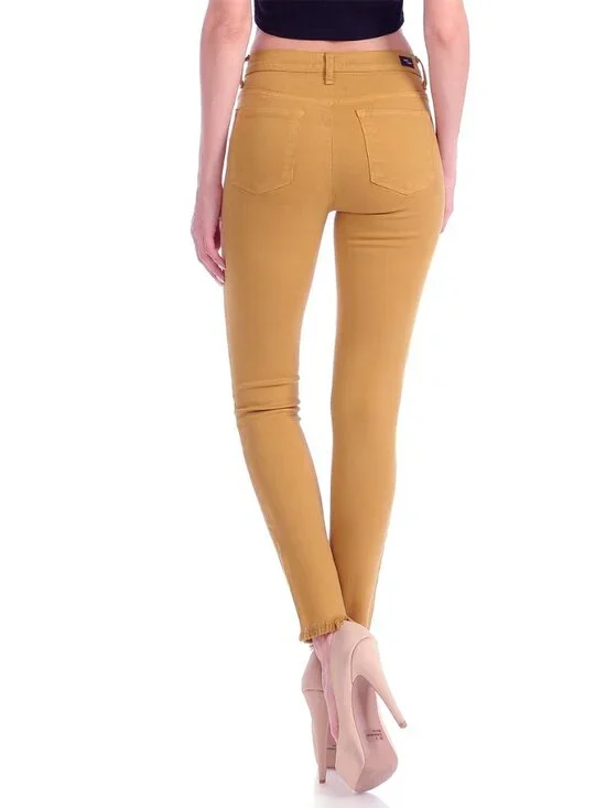 Angry Rabbit Mid Rise Color  Skinny - Picture 4 of 4